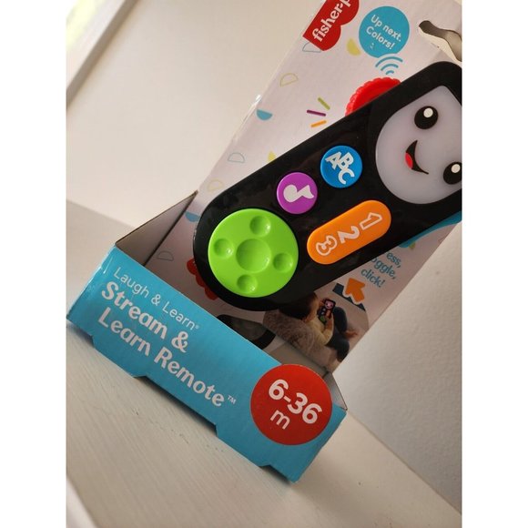 Fisher Price Laugh & Learn Stream & Learn Remote TV Electronic Pretend Toy NEW - Picture 3 of 6